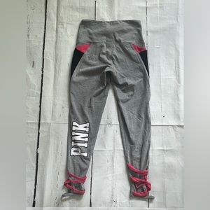 PINK Victoria’s Secret Grey,Red & Black Leggings XS